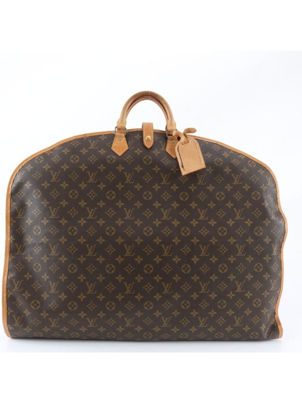 Louis Vuitton Monogram Us Porto Abbey Leather Garment Boston Business Handbag